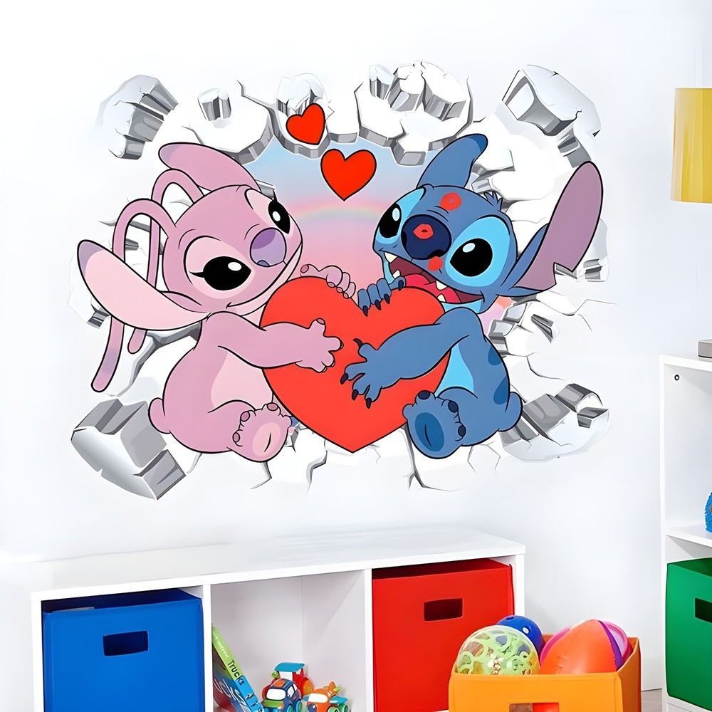 Removable Wall Sticker Lilo & Stitch kids room Decal Vinyl Home Decor