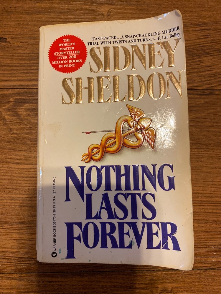 Nothing Lasts Forever, by Sidney Sheldon, 1995 Suspense Paperback 5933