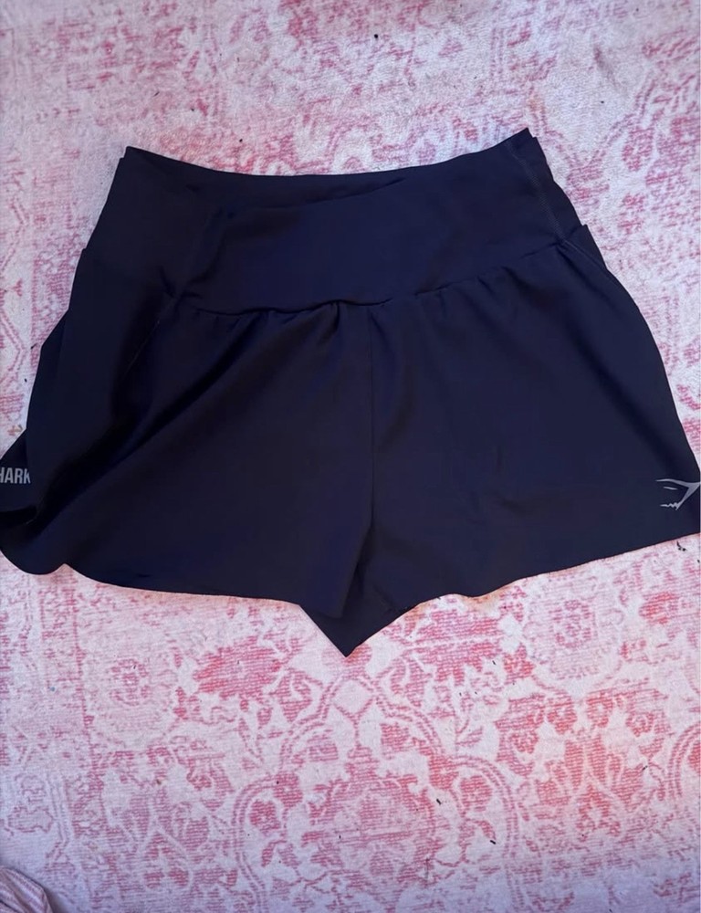 Gymshark Women's Black Athletic Stretch Shorts Gym Running Training Size S