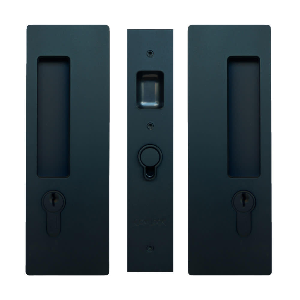 Cavilock CL400C-DC-34 Magnetic Latching Double Cylinder Pocket - Black