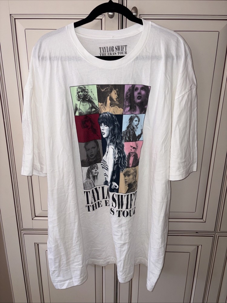Taylor Swift The Eras Tour Shirt Size 4XL 2023 - 2024 White