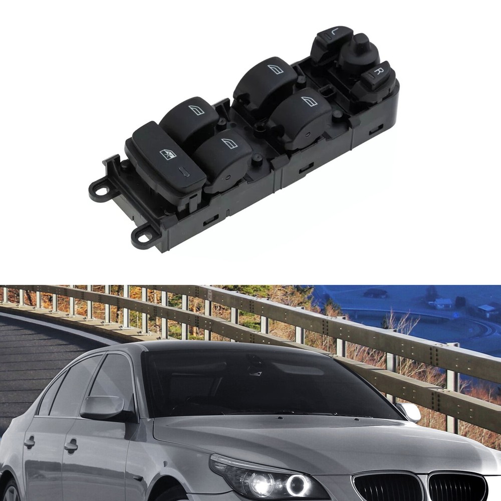 2007-2016 Volvo S80 Front Driver Side Power Window Switch Black OEM 31453232