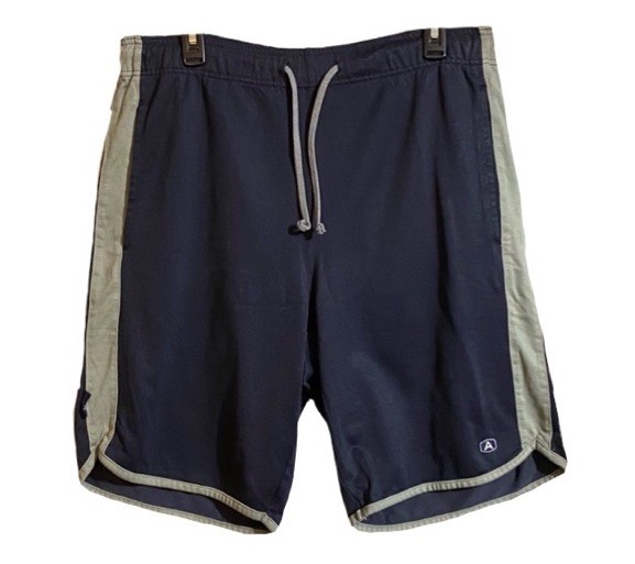 Vintage Abercrombie & Fitch Mens  Blue Athletic Shorts - Size LARGE