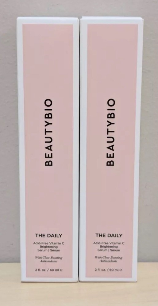 2 BeautyBio The Daily Acid-Free Vitamin C Brightening Serum 2 oz EACH SEALED BOX-image