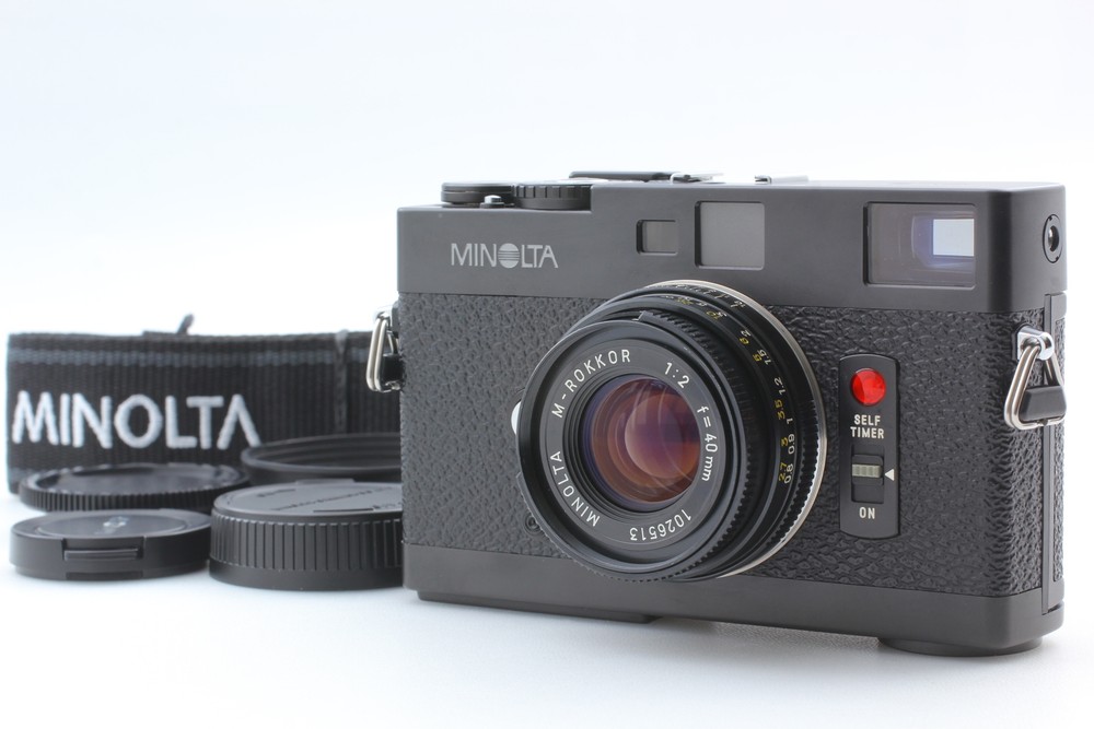 [MINT w/ Hood] Minolta CLE 35mm Film Camera w/ M Rokkor 40mm f/2 Lens from JAPAN
