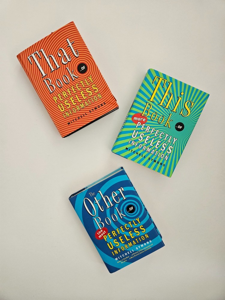 Perfectly Useless Information by Mitchell Symons 3-book Set