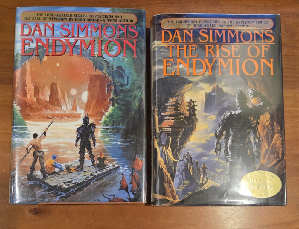 Endymion / Rise of Endymion - Dan Simmons SIGNED 1st/1st HC