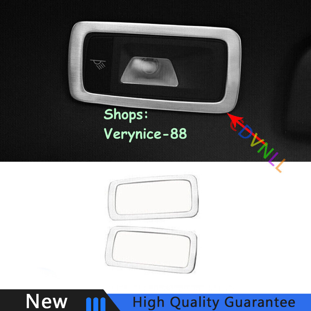 2015-2021 Porsche Macan Silver Titanium Rear Reading Light Lamp Trim