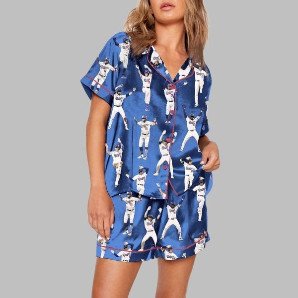 LA Dodgers Baseball Pajama Se