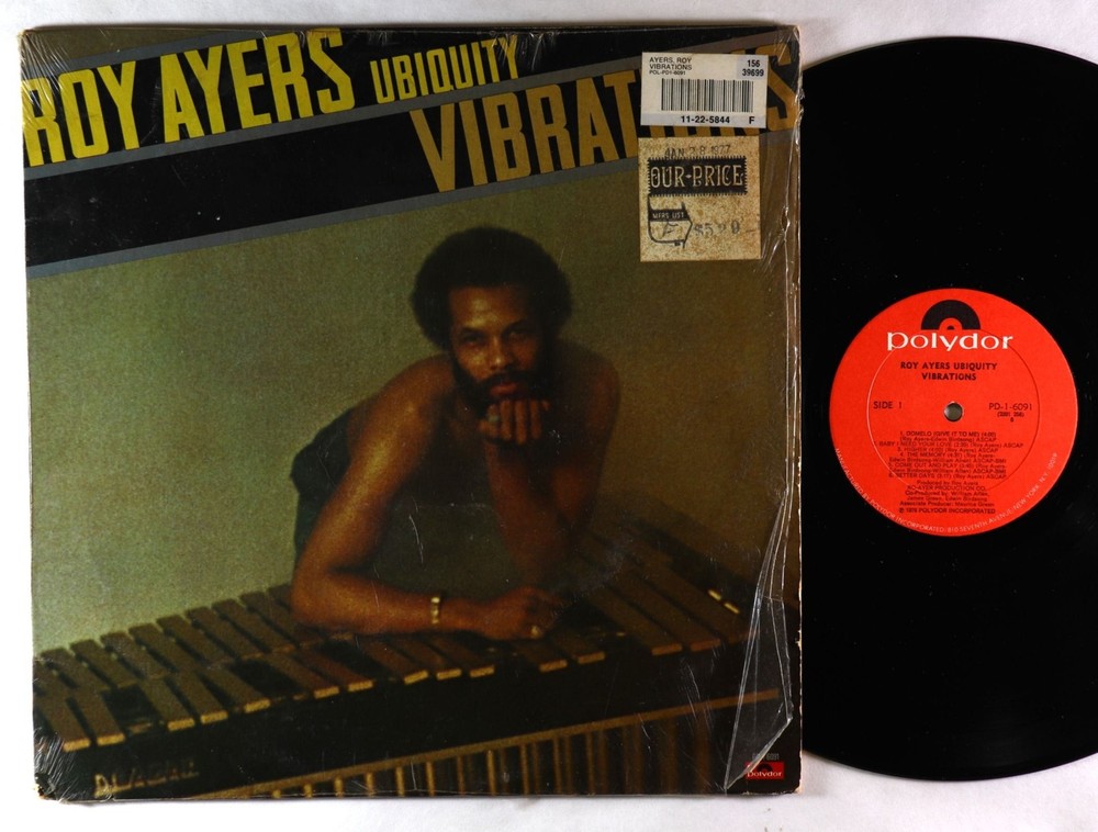 Roy Ayers Ubiquity - Vibrations LP - Polydor OG Press VG+ Shrink