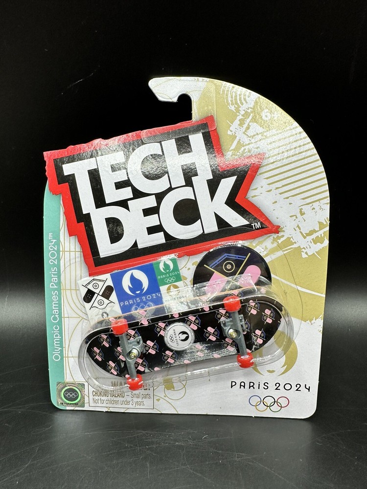 Tech Deck Fingerboard Olympic Games Paris 2024- Spinmaster OCP Logo Skateboard