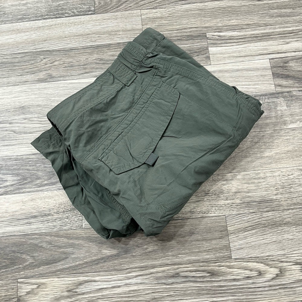 Columbia Mens Cargo Shorts Size 34X10 Green Hiking Fishing