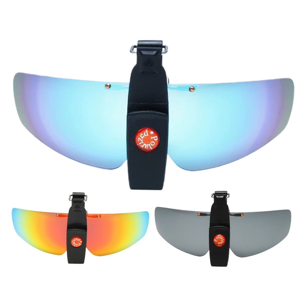 Polarized Clip On Flip Up Sunglasses For Men Women Oversized Driving Glasses