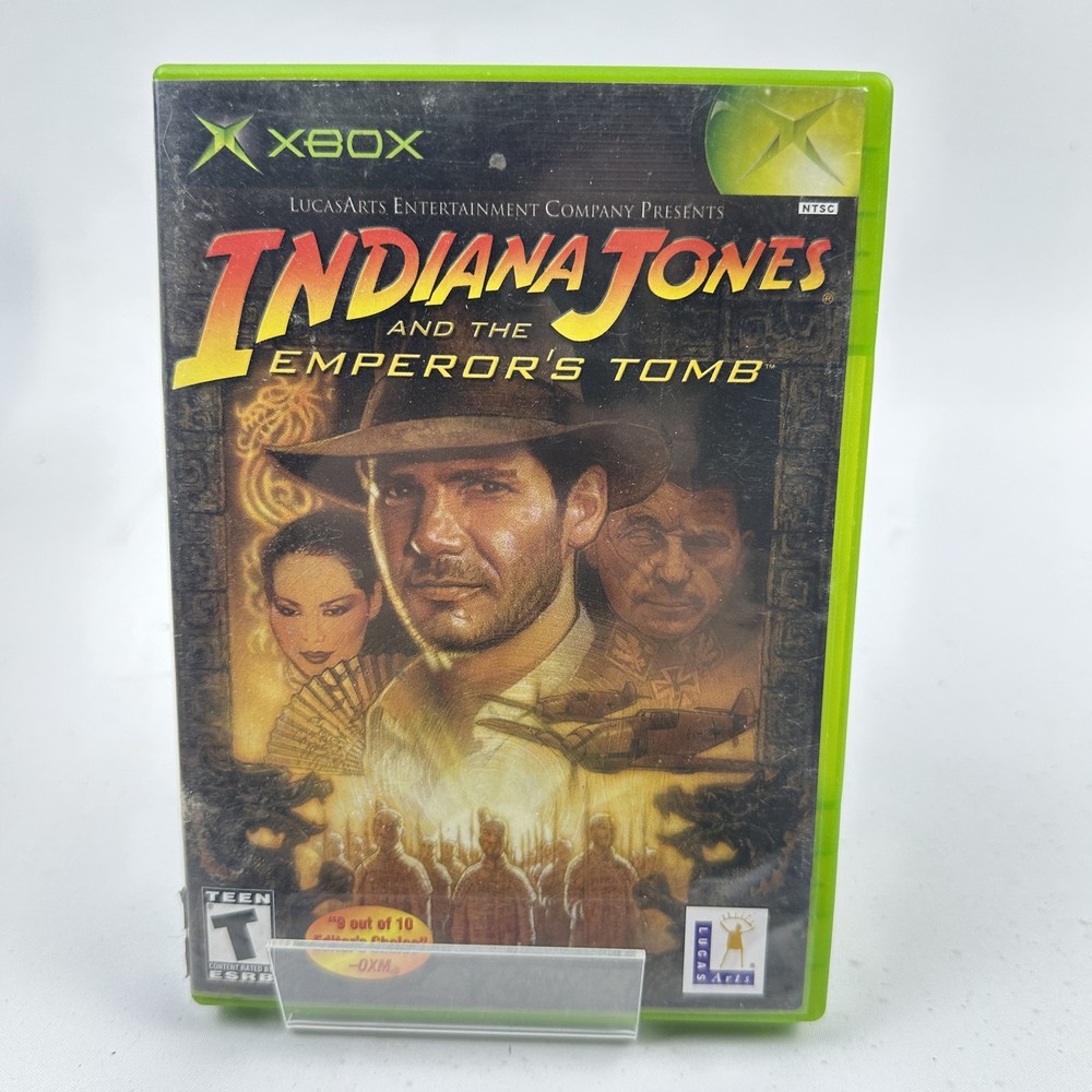Indiana Jones and the Emperor's Tomb (Microsoft Xbox) Complete w/ Manual CIB