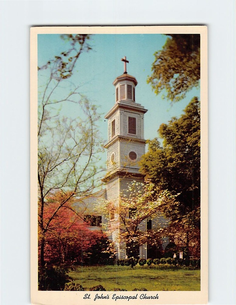 Postcard St. John's Episcopal Church Richmond Virginia USA