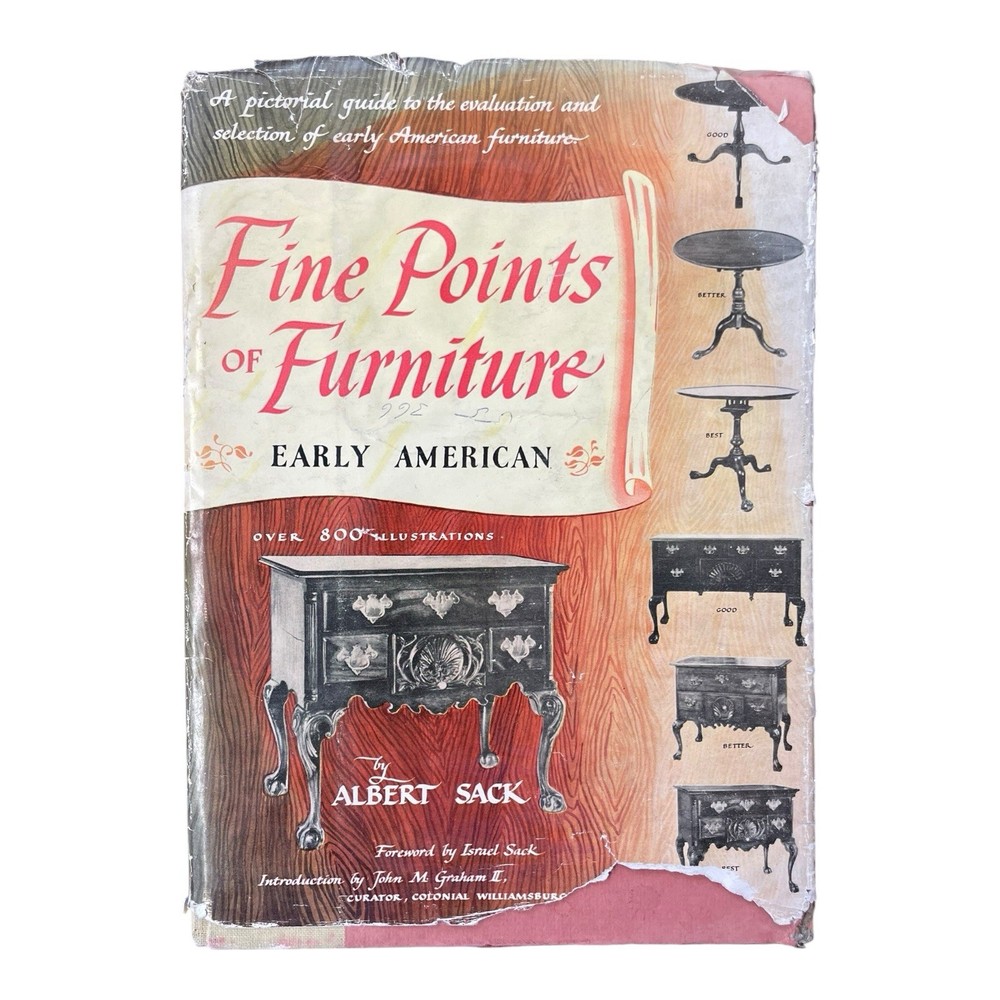 Fine Points Of Furniture: Early American Albert Sack Hardcover