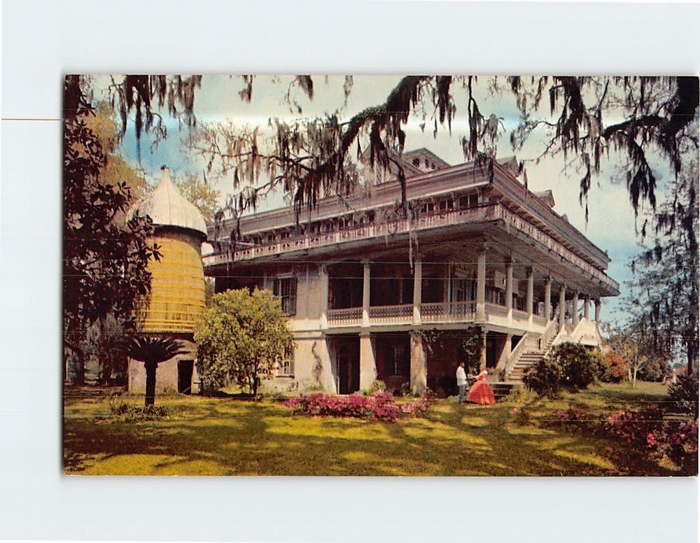 Postcard San Francisco Plantation House Louisiana USA