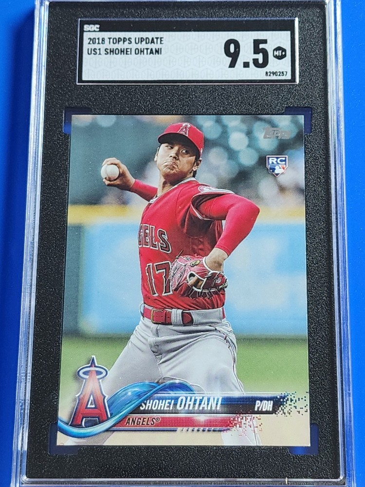 2018 Topps Update #US1 Shohei Ohtani Rookie Card (SGC Graded 9.5)