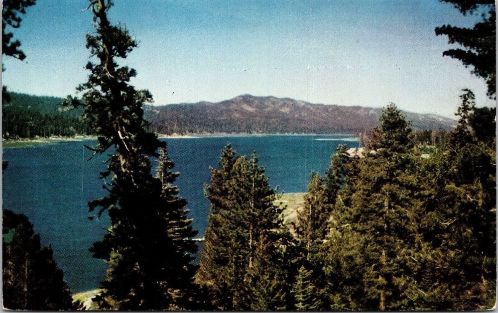 Big Bear Lake San Bernardino Mountains California CA Postcard UNP VTG Unused