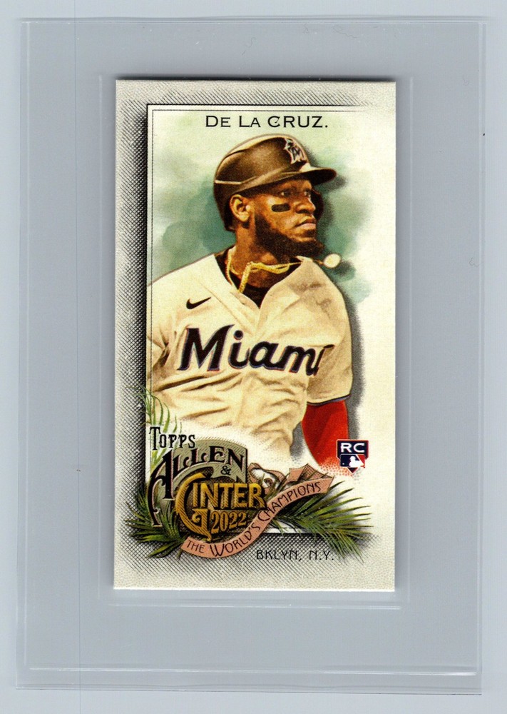 2022 Topps Allen & Ginter #71 Bryan De La Cruz Mini A & G Back RC NM