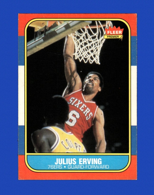 1986-87 Fleer Set-Break # 31 Julius Erving EX-EXMINT *GMCARDS*Consign with Greg Morris Cards