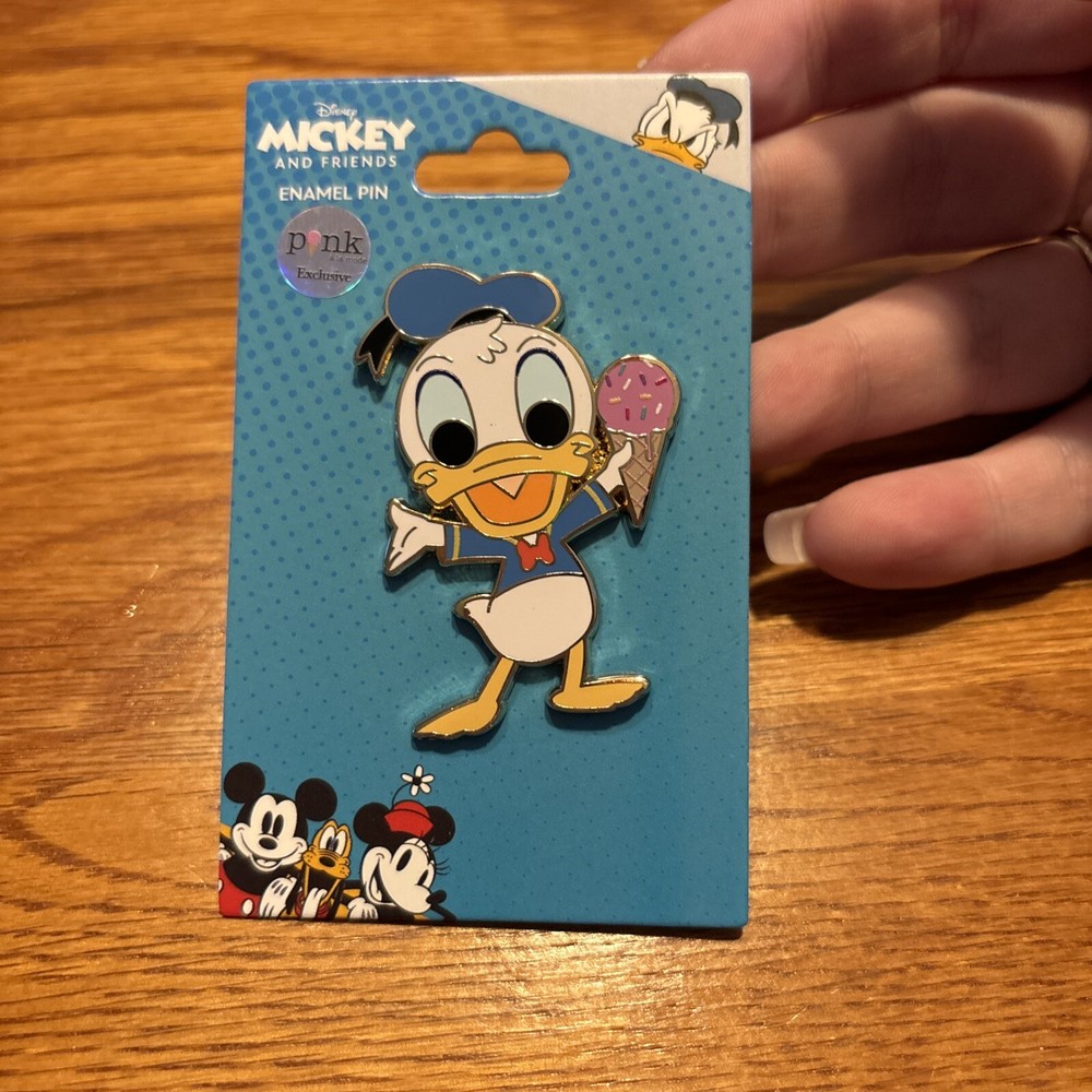 Disney Pinkalamode PALM- Unreleased Donald Duck Ice Cream Pin