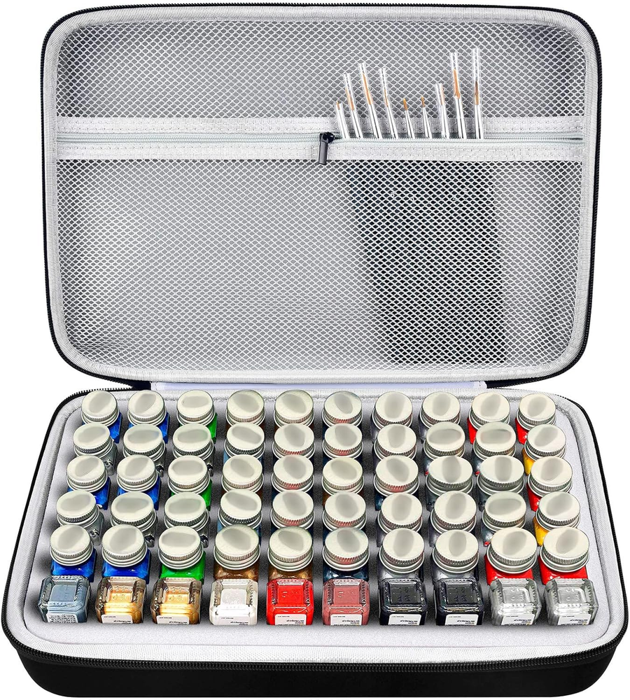 Testors Model Paint Storage Case with Carrying Handle