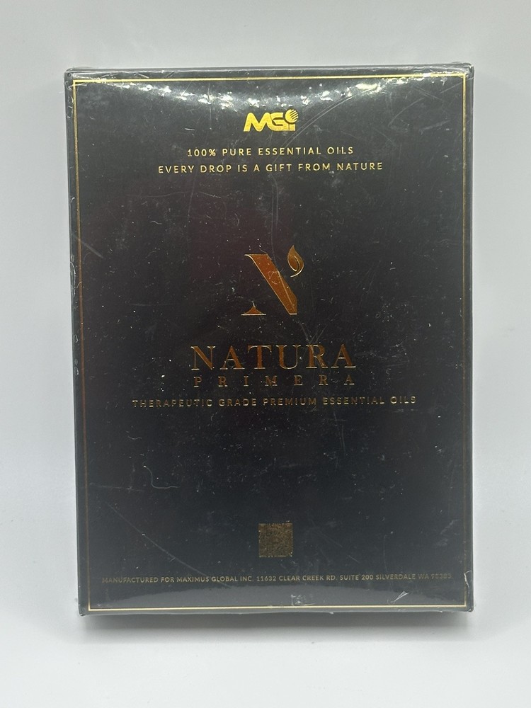 NATURA PRIMERA 100% Pure Essential Oil Set for Aromatherapy & Wellness