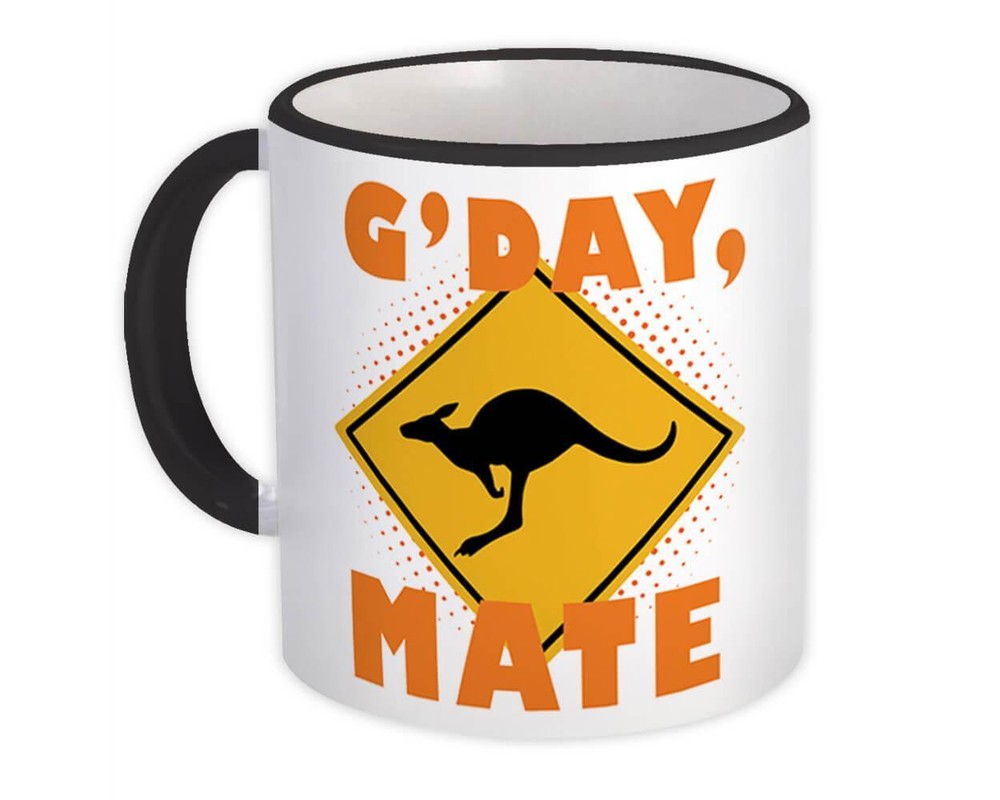 Gift Mug : G Day Mate Australian Accent Australia Country Expat Travel Souvenir