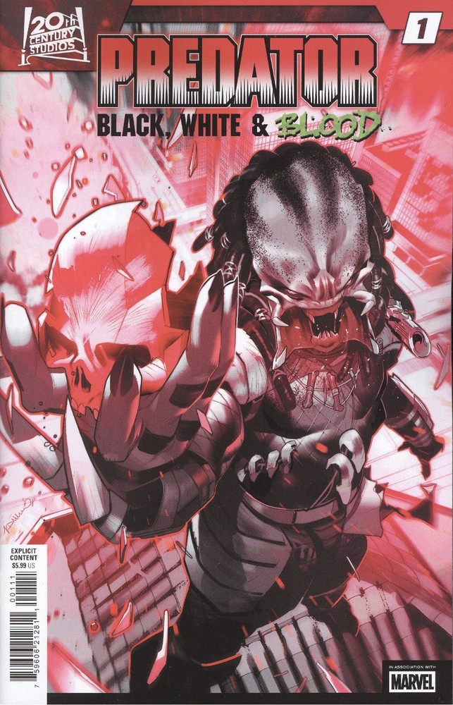 Predator: Black, White & Blood #1 Vf/Nm Marvel Hohc 2025