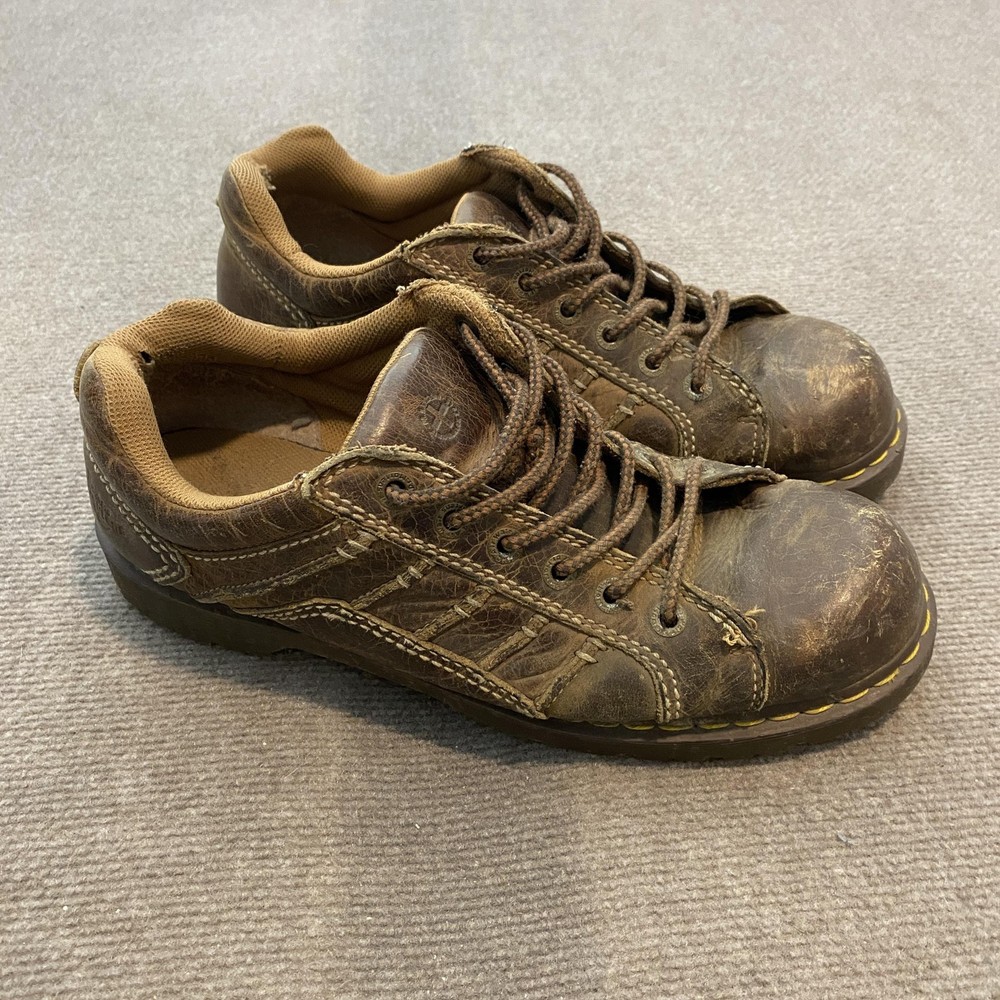 Dr. Martens Keith Shoes Mens Size 13 Brown Leather Lace Up Work Casual