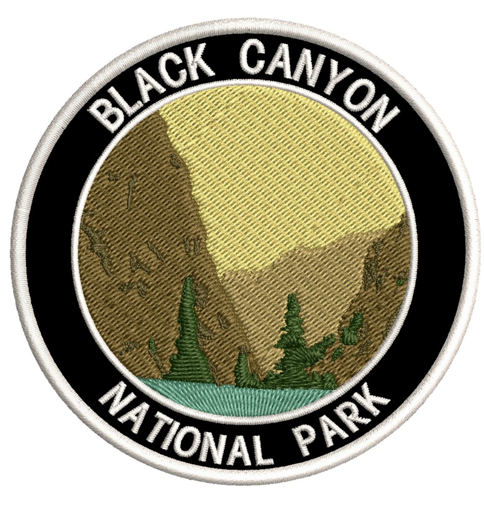 Black Canyon National Park Embroidered Patch Iron/SewOn Applique Travel Souvenir