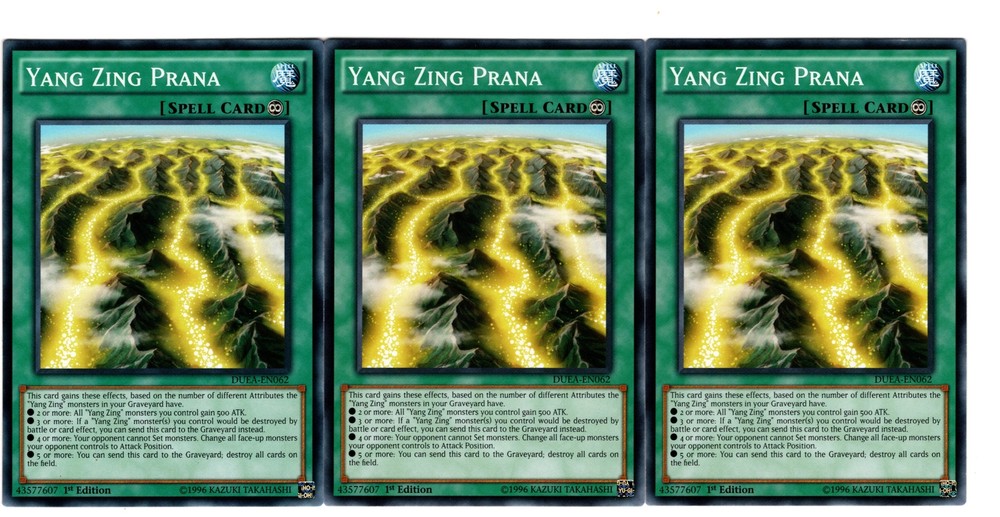 YuGiOh Yang Zing Prana Common 1st Ed DUEA-EN062 NM