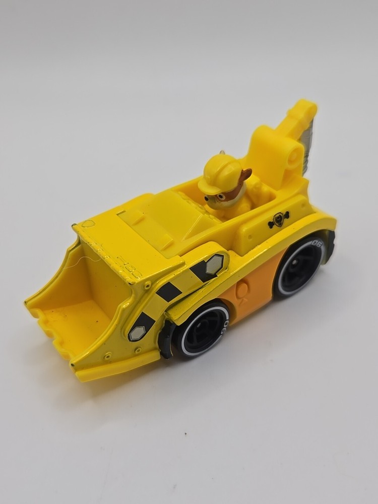 Paw Patrol True Metal Rubble Bulldozer Vehicle Die Cast Construction Spin Master