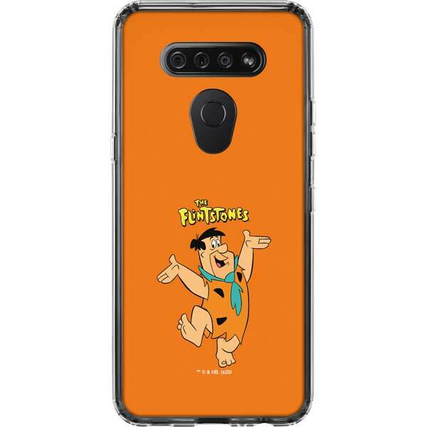 The Flintstones LG K51/Q51 Clear Case - Fred Flintstone