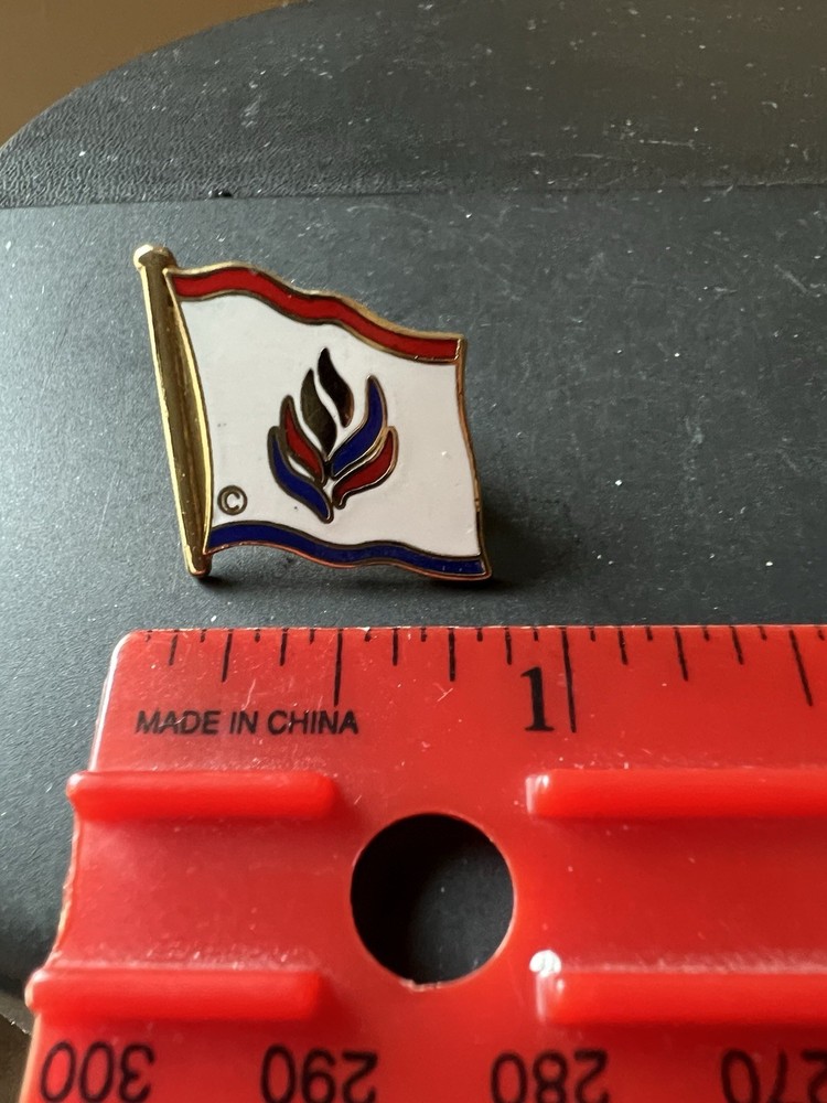 GWI Corporation Flame Flag pin