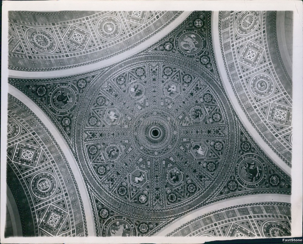 1924 Dome Of Auditorium Natl Academy Of Science In D.C Architecture Photo 8x10-image