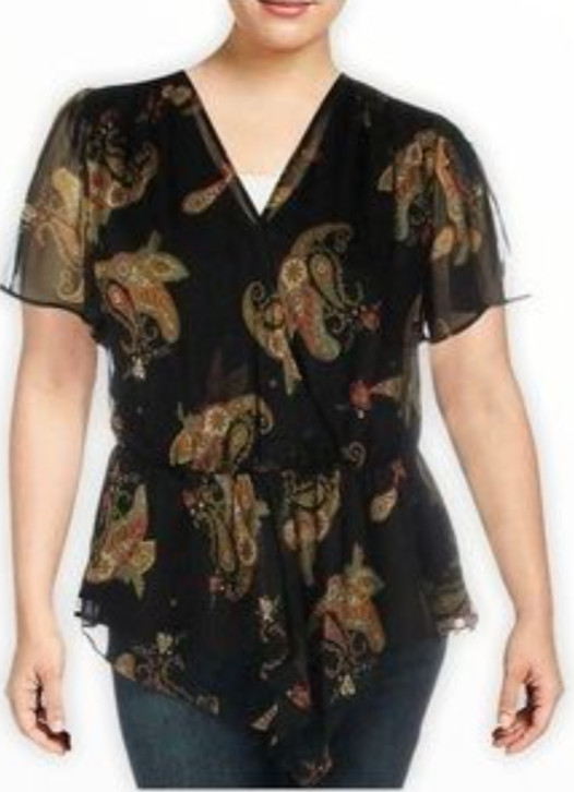 Vince Camuto Paisley Shirt Size XL