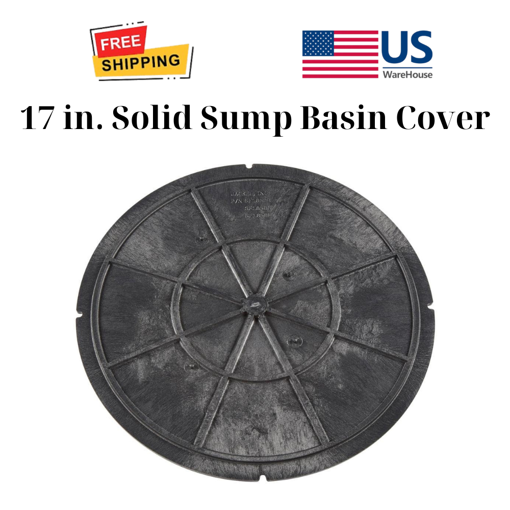 17 Inch Diameter Solid Sump Basin Lid