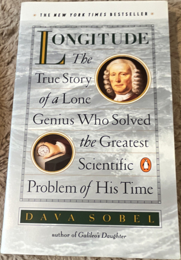 Penguin Longitude by Dava Sobel, Illustrated Trade Paperback 1996, Science