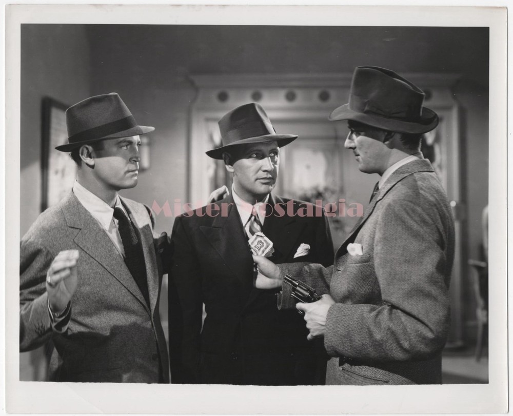 Vintage Photo 1942 Chester Morris William Wright Boston Blackie Goes Hollywood