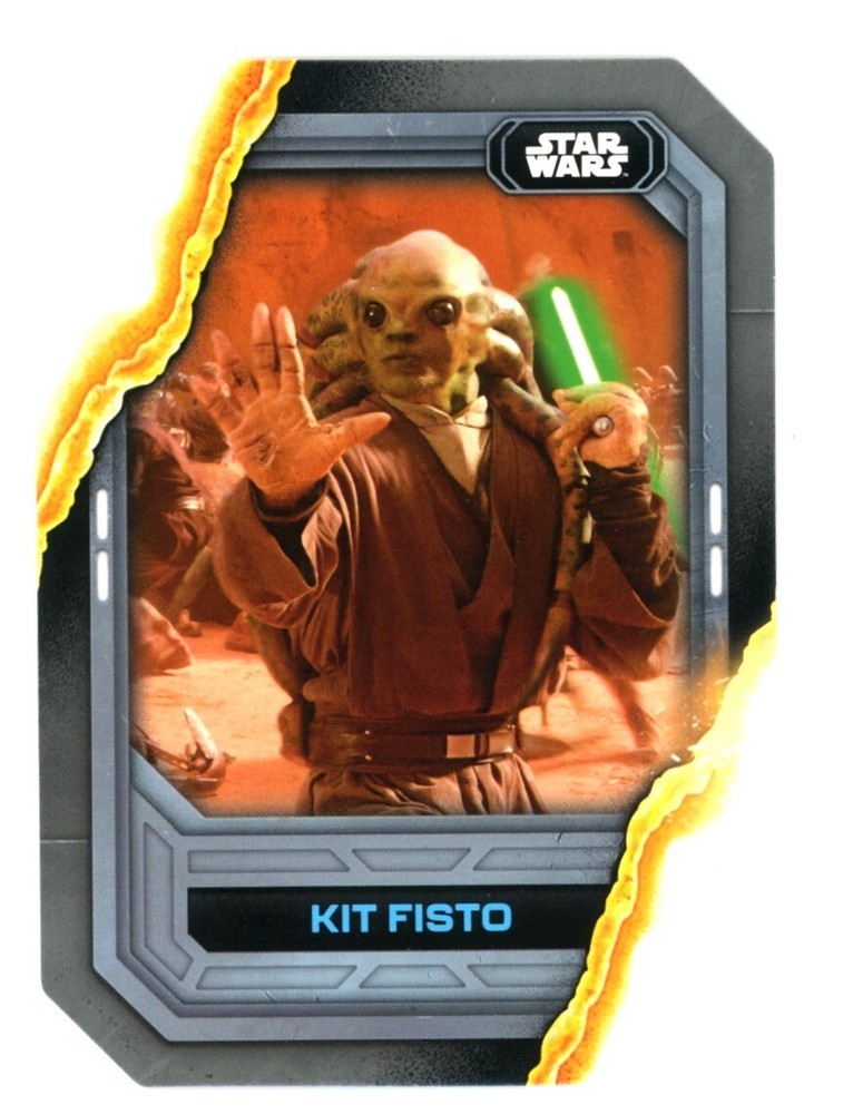 KIT FISTO 2023 Topps Star Wars Lightsaber Stylings Die-Cut #LS-9 C4