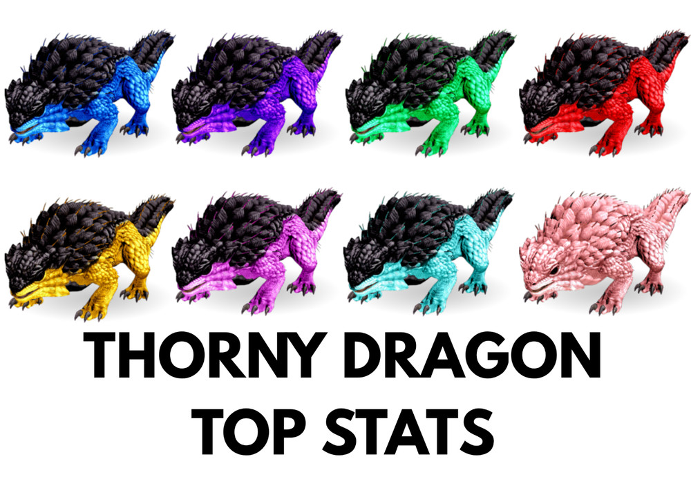 Thorny Dragon TOP STATS Clone Ark Survival Ascended Official PVE