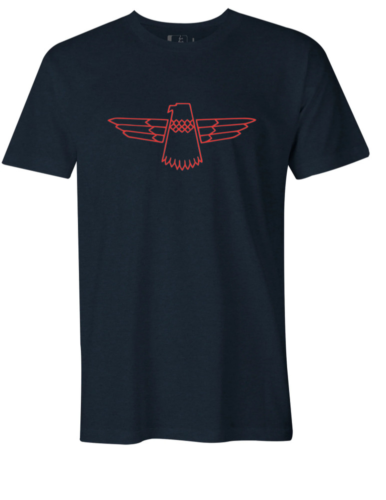 Thunderbird Red Logo Guitar Tee - Choose Your Size & Color!