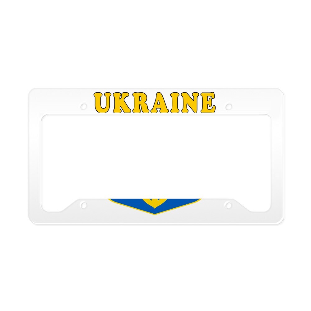 CafePress Custom Aluminum Front License Plate Vanity Tag 888958560