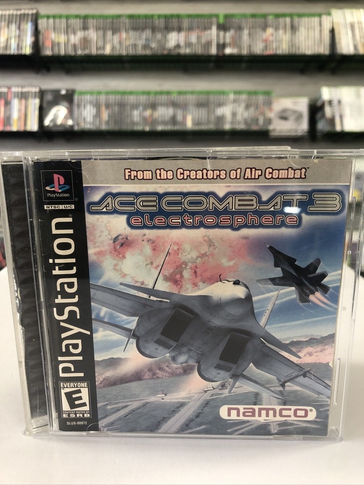 J4 Ace Combat 3: Electrosphere - Sony PlayStation 1 - (1999) (PS1)-image
