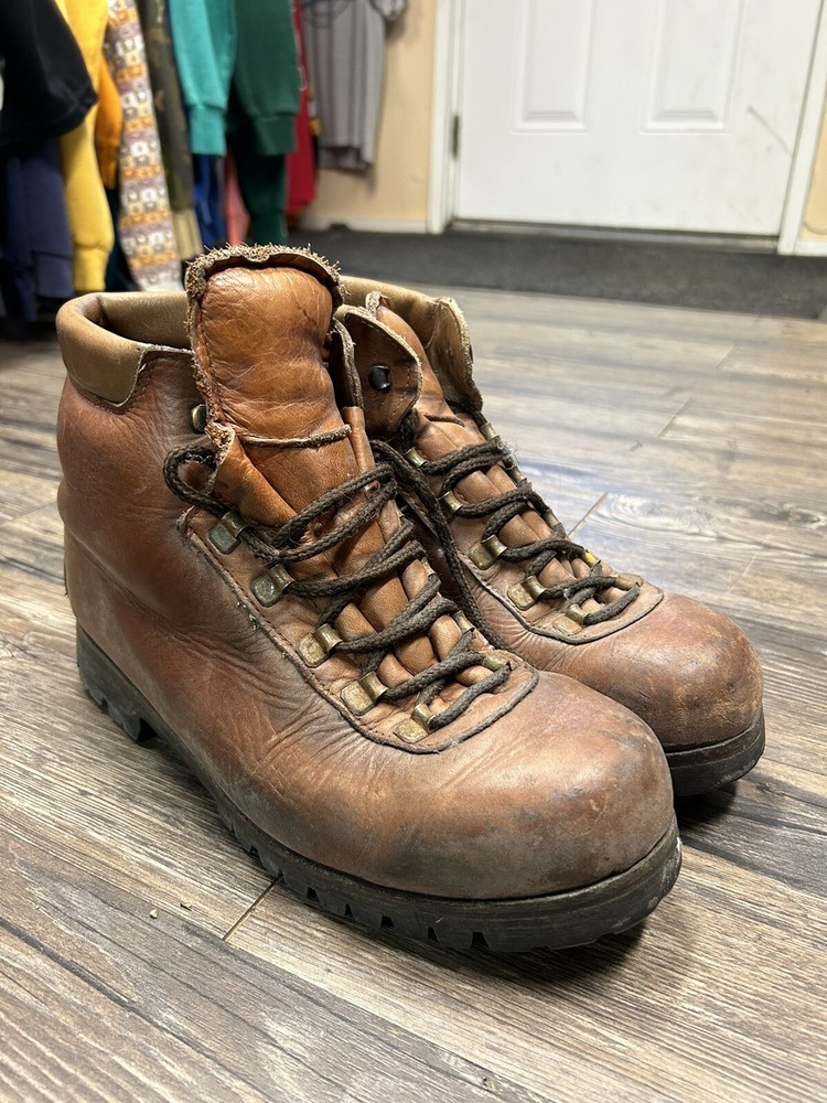 Vintage Leather Hiking Boots for Outdoor Adventures
