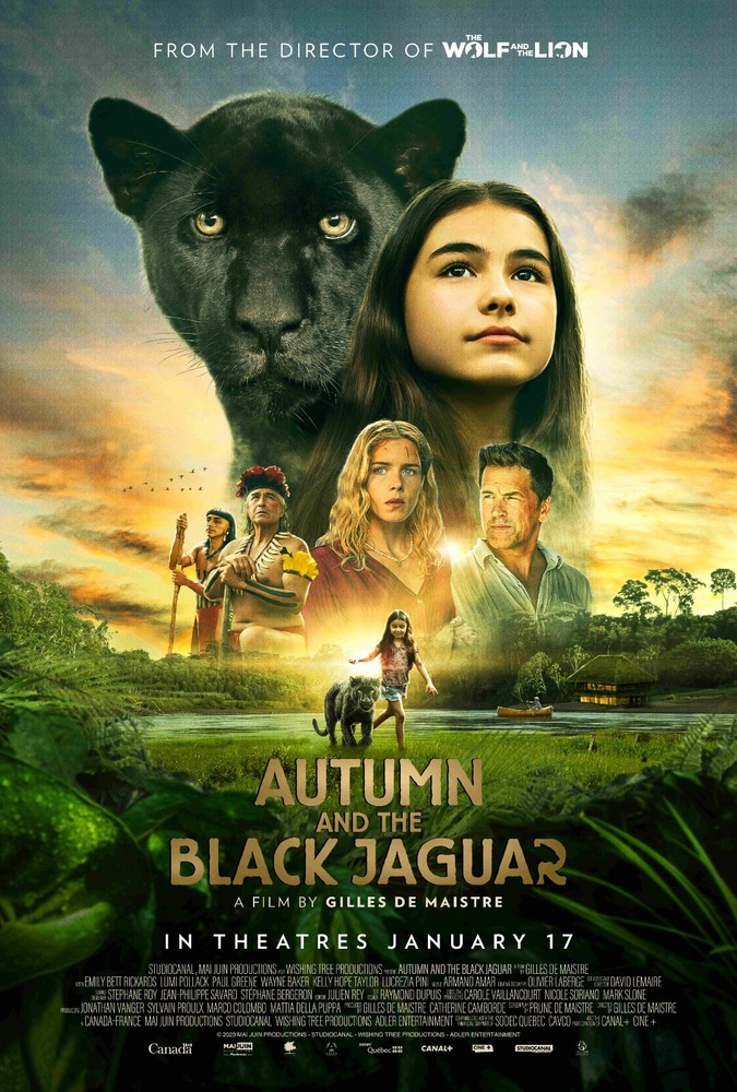 Autumn and the Black Jaguar Movie Poster - Adventure Film Art