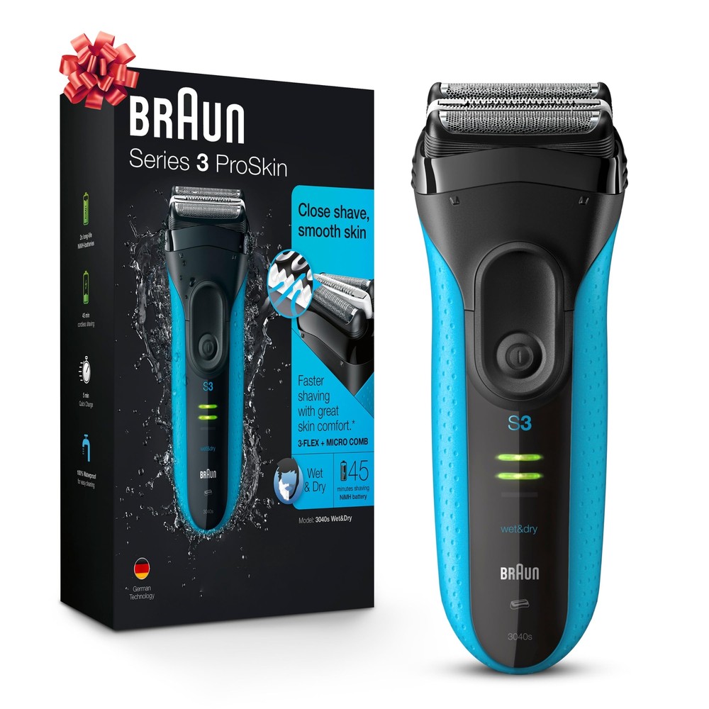 Electric Series 3 Razor with Precision Trimmer Rechargeable Wet & Dry Foil Sh...