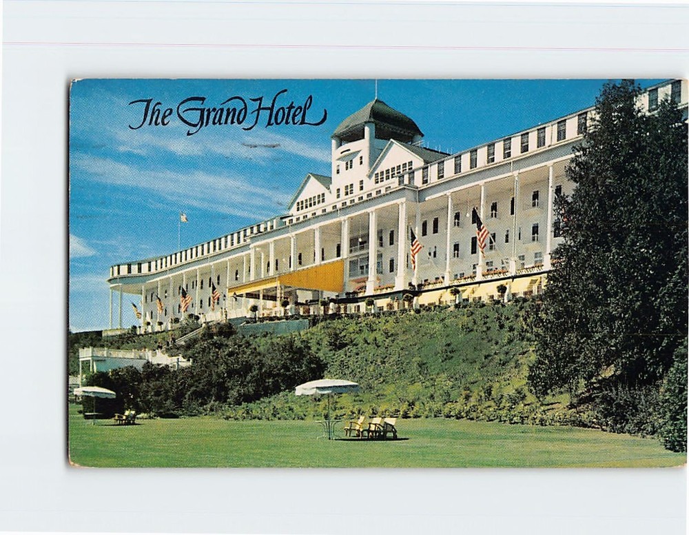 Postcard The Grand Hotel Mackinac Island Michigan USA